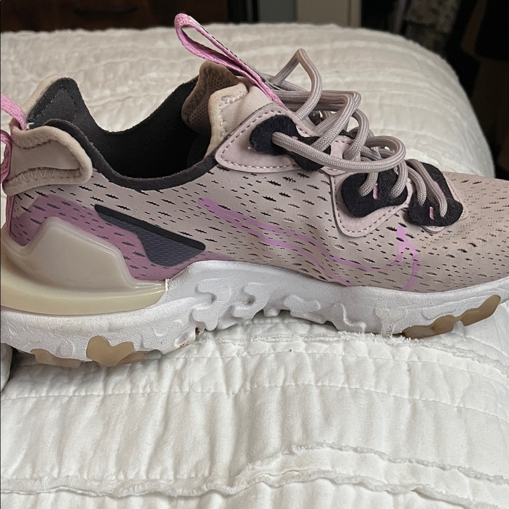 Nike Pink and Cream Women's Athletic Shoes